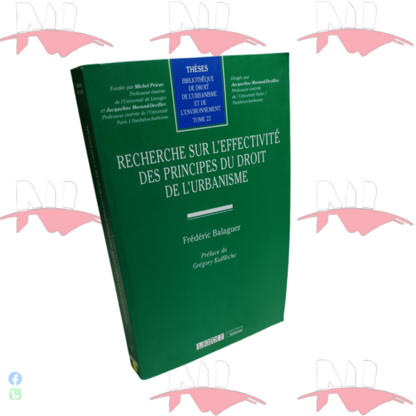 recherche sur l'effectivité des principes du droit l'urbanisme